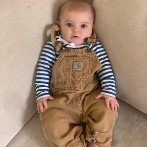 Jacadi Paris organic striped Breton bodysuit 6m